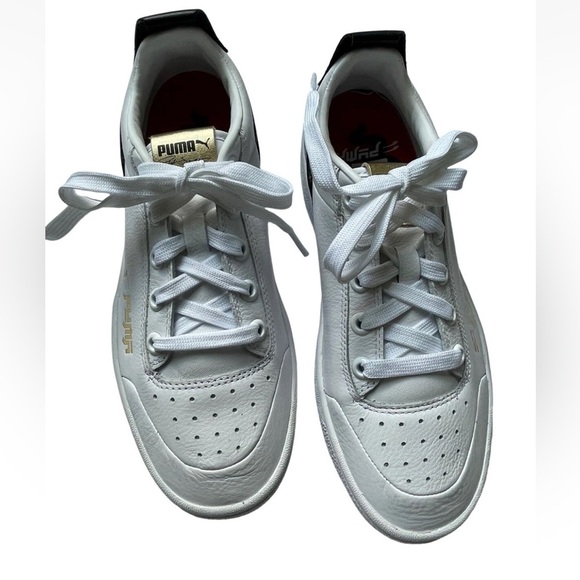 Puma Ralph Sampson Lo Top White Sneakers Cats Sz Mens 6.5 Womens 8 Narrow 38.5 - Picture 4 of 15